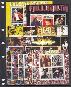 AC/DC The Doors Kiss Metallica Rolling Stones Pock Musik Sammlung 11 M/s Lot - Bild 1 von 5