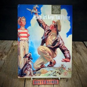 When Art Kept Em Flying, Georges Grod, Signed B-17 Biggin Hill Cover, Hardcover - Picture 1 of 9
