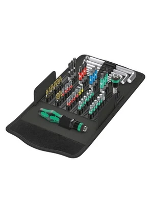 Wera Bit-Sortiment KK100 - 05057460001 Kraftform Kompakt 100 HEX-PLUS 52 Teile  - Bild 1 von 4