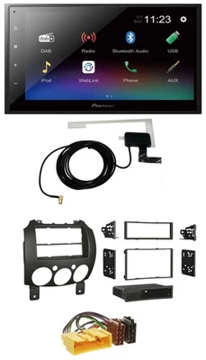Pioneer DAB MP3 Bluetooth 2DIN USB Autoradio für Mazda 2 (ab 2007) - Bild 1 von 4