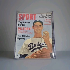 Sport Magazine February 1964 Sandy Koufax LA Dodgers Man Of The Year Al Kaline - Picture 1 of 12