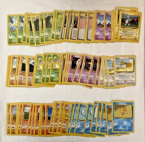 Bulk Lot 100+ Base Set - Fossil - Jungle Commons 1. Edition Pokémon Karten (01) - Bild 1 von 10