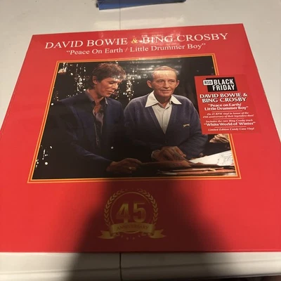 David Bowie & Bing Crosby - Peace On EarthLittle Drummer Boy RSD Vinyl (Sealed) - Image 1 of 2