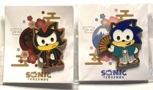 Sonic & Friends Shadow Sonic Pin Badge Lapel Pin SEGA Store Tokyo LIMITED Set 2 - Picture 1 of 1