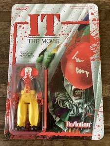 IT Pennywise Reaction Super7 Figur handsigniert von TIM CURRY offizielles Hologramm - Bild 1 von 7
