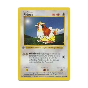Pokemon Pokemon Base Set (Shadowless) Pidgey (C) #57 (1st Ed) VG - Picture 1 of 1