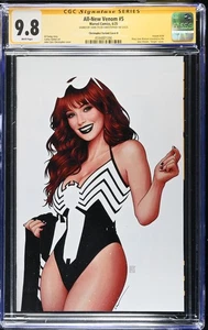 All-New Venom #5 CGC SS 9.8 Graded SIGNED JTC John Tyler Christopher Virgin MJ - Picture 1 of 2