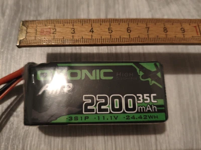 2 Stk. LiPo Akku Ovonic Air, 3S, 11,1V, 2200 mAh, 35C, neu - Bild 1 von 3