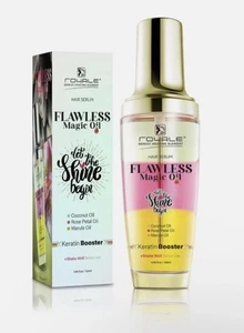 Flawless Magic Hair Serum Coconut Rose Petal Marula Oil Keratin Booster Royale - Bild 1 von 12