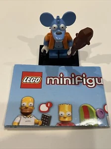 LEGO Collectible Minifigs - Rare Simpsons Series 1 71005 - Itchy Mouse - New - Picture 1 of 2