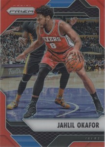 2016-17 Panini Prizm Jahlil Okafor Orange Prizm /49