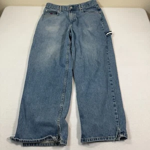 Vintage Tommy Hilfiger Jeans Herren 34x32 Denim Y2K Loose Fit Carpenter Grunge - Bild 1 von 12