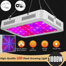 1000W LED Grow Light Panel Full Spectrum Grow Lamp for Indoor Plant Veg Flower