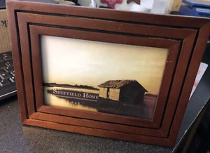 Sheffield Home 4x6 Wooden Picture Photo Frame Brown Nice looking See pics - Picture 1 of 7