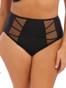 Elomi Sachi Full Brief Plus Size UK M Deep Brief Full Coverage Knickers - Black - Picture 1 of 3