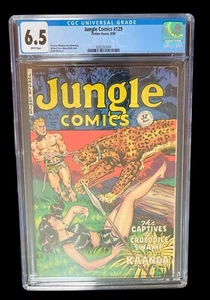 Jungle Comics #129 CGC 6.5 1950 White PGS Fiction House Whitman Art Betty Story - Picture 1 of 4
