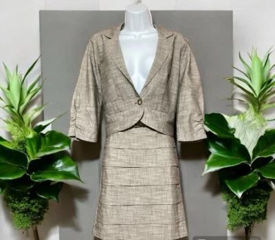 Traje Falda Mujer IZ Byer Carbón Talla M/7 Foto 1 de 4