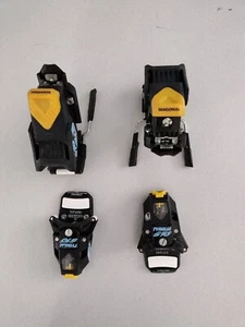 Vintage Tyrolia 570 Diagonal 3579 Ski Bindings Purple Black Made In Austria - Picture 1 of 4