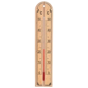 ORION Zimmerthermometer Innenthermometer aus HOLZ - Bild 1 von 2