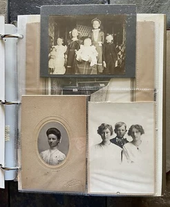 Antique Vintage Photo Album Mother’s Family - Circa 1800-1990 - Picture 1 of 24