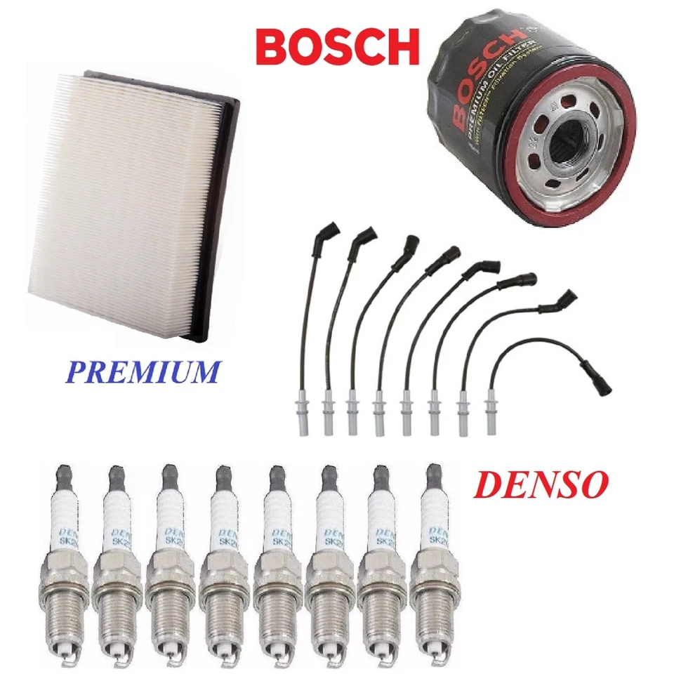 Kit de afinación filtros bujías para Chrysler Aspen V8; 4,7 L 2008-2009 Foto 1 de 1