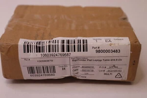 Klar Flach Laptop Tischplatte Schild Halter 4" x 4,5" 9800003483 - Bild 1 von 1