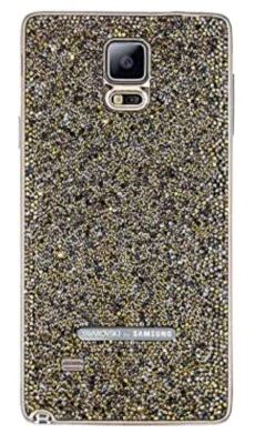 4 件装正品施华洛世奇水晶电池保护套三星 Galaxy Note 4 日落金色 — 第 1/2 张图片