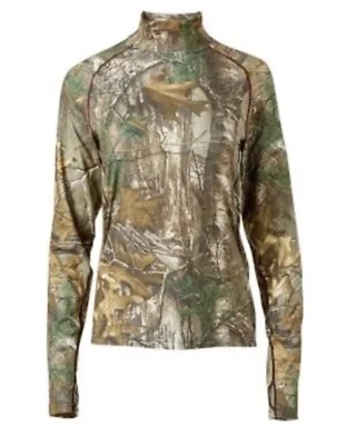 New Field & Stream Midweight Base Defense Layer Mock Neck Top Women's Small - Image 1 of 2