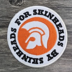 Trojan Skins Patch Ska Skinhead Iron on Record Mod Reggae Street Band Oi Punk #8 - Picture 1 of 5