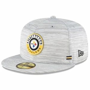 Pittsburgh Steelers New Era 59Fifty On Field Sidelines 7 1/4 Fitted Cap Hat $40 - Picture 1 of 12