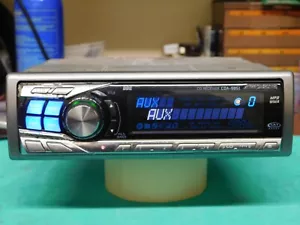 Alpine Cda-9851 aftermarket head unit car radio Motorized face Tested working. - Picture 1 of 13
