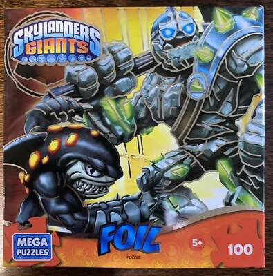 Skylanders Giants Foil Puzzle - 100 Pieces By Mega Puzzles - image 1 of 4