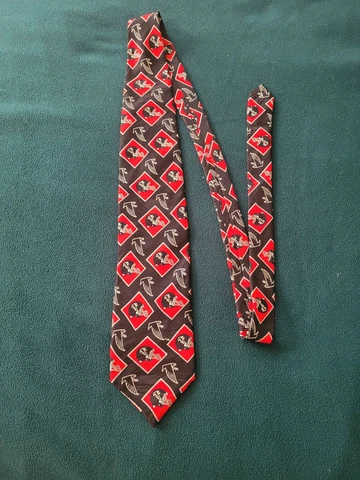 Atlanta Falcons Ralph Marlin 100% Silk Neck Tie NFL  Vintage Perfect Condition Cover