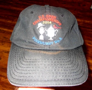 US Open Golf Championship Hat Cap 2014 Pinehurst No. 2 USGA Member Spellout Logo - Picture 1 of 3