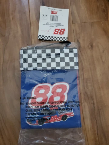 Vintage 90's Dale Jarrett #88 Lunch Bag 7"x3.5"x10" NASCAR Racing 1999 - NEW Cover