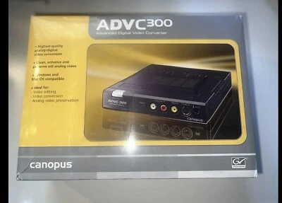 Grass Valley Canopus ADVC-300 Analog to Digital Video Converter 1yr Warranty - Image 1 of 4