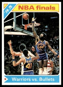 1975-76 Topps #189 NBA Finals - Warriors vs. Bullets EX-EXMINT - Picture 1 of 2