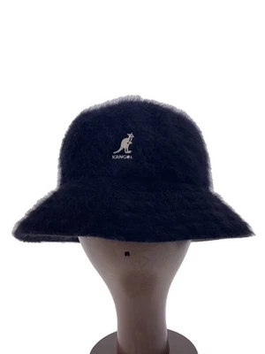 Sombrero cubo Kangol L Angora negro damas AUk73 Foto 1 de 4