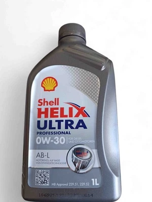 SHELL HELIX ULTRA PROFESSIONAL AB-L 0W-30 FÜR MERCEDES BENZ - Bild 1 von 2