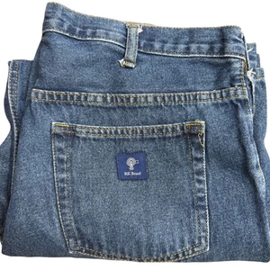 RK Brand Mens Jeans 38x30 Blue Denim Straight Leg Cotton Work Pants - Picture 1 of 7