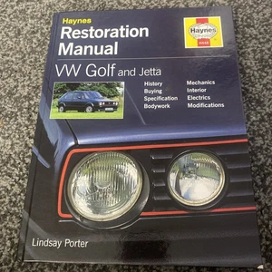 VW Golf Jetta Mk 1 2 Haynes Restoration Guide Manual VGC GTI 1600 1800 16v Conv - Picture 1 of 15