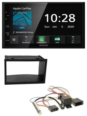 Kenwood Bluetooth MP3 DAB USB 2DIN Autoradio für VW Golf 4 Passat Polo T4 Fox IS - Bild 1 von 4