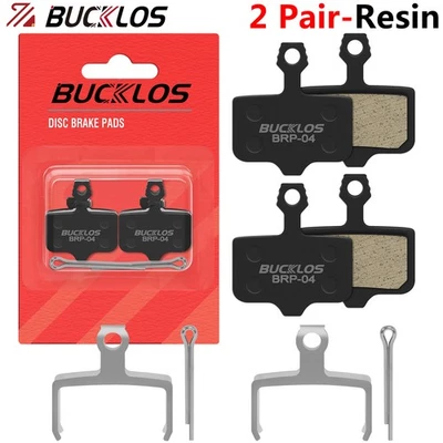 MTB Bike 2 Pairs Resin Disc Brake Pad For AVID Elixir 1/3/5/7/9/R SRAM Level UK - Image 1 of 4