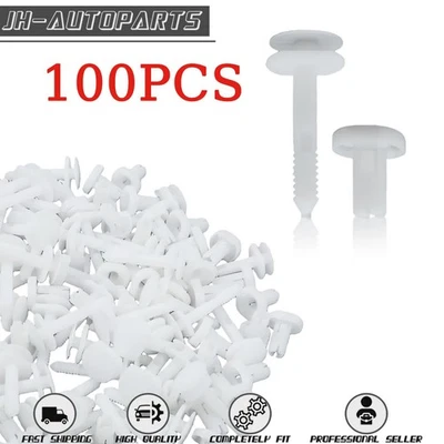 Remache de clips de retención de panel de puerta 100X para GMC Chevrolet Chevy Cadillac 1995-2000 Foto 1 de 4