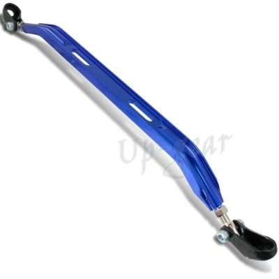For 1993-1997 Honda Civic Del Sol Front Lower Blue Aluminum Tie Brace Strut Bar - Image 1 of 3