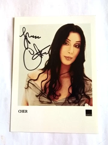 Cher Signed Photo from 1999 Cover