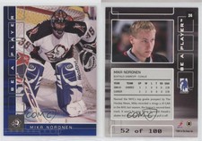 2001-02 ITG Be A Player Memorabilia Sapphire /100 Mika Noronen #24