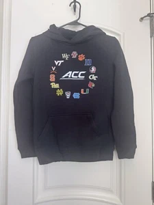 ACC Teams Hoodie Sweatshirt Youth Medium 10-12 NWT - Picture 1 of 5