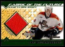 2002-03 Bowman YoungStars Fabric of the Future - Game-Worn Jersey Jay