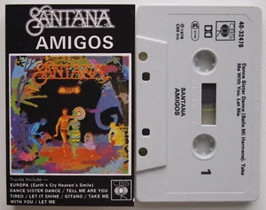 SANTANA - AMIGOS (CBS 4032476) 1980s UK CASSETTE TAPE REISSUE JAZZ BLUES ROCK - Picture 1 of 3